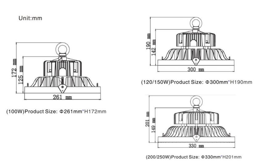 size of UFO